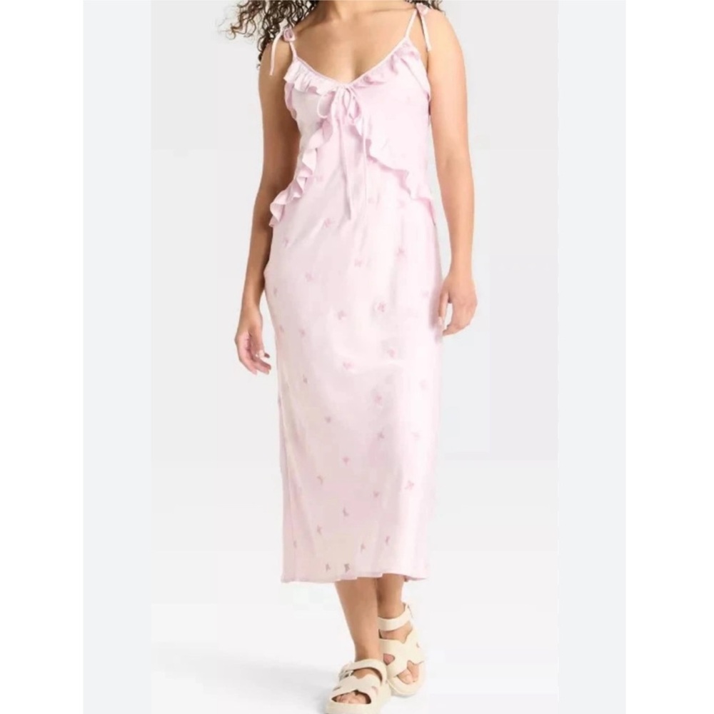 🦋Wild Fable Pink Floral Maxi Dress
